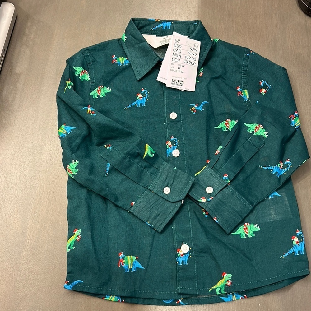 Dinosaur button up​​​​
